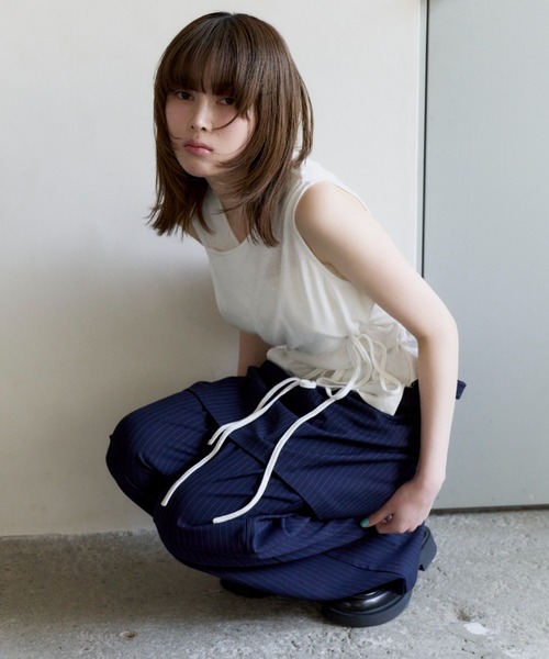tシャツ cachecoeur  ribbon tops/カシュクールトップス レディース cachecoeur ribbon tops/カシュクールトップス（Tシャツ