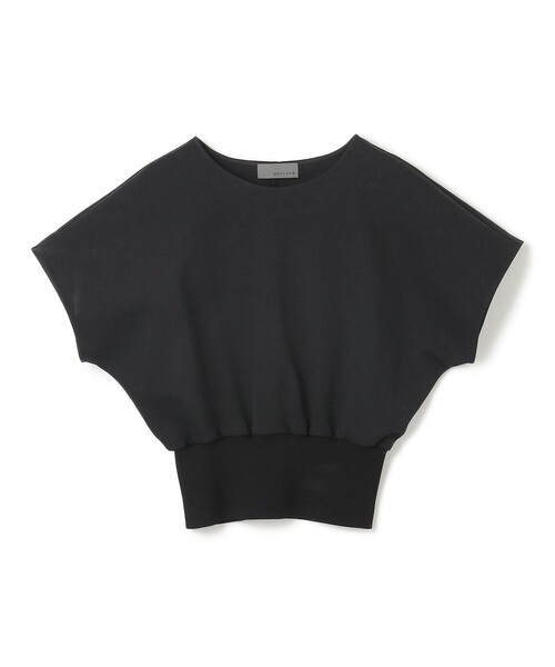 uncrave(アンクレイヴ)の「ダブルフェイスジャージ ドルマンスリーブリブトップス(Tシャツ/カットソー・レディース・ホワイト系/ブラック系/グレー系/ベージュ系・F)」の1枚目の写真
