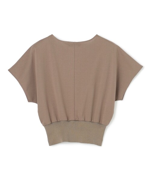 uncrave(アンクレイヴ)の「ダブルフェイスジャージ ドルマンスリーブリブトップス(Tシャツ/カットソー・レディース・ホワイト系/ブラック系/グレー系/ベージュ系・F)」の21枚目の写真