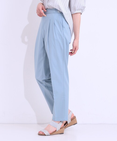 DRESKIP(ドレスキップ)の「◆【S-LL/ひんやり】ストレッチで穿きやすい テーパードパンツ(その他パンツ・レディース・ブラック/サックスブルー/チャコールグレー/ベージュ・01/02/03/04)」の14枚目の写真