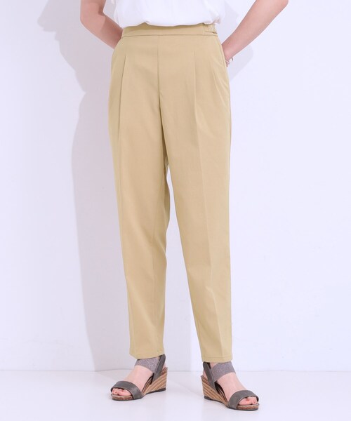 DRESKIP(ドレスキップ)の「◆【S-LL/ひんやり】ストレッチで穿きやすい テーパードパンツ(その他パンツ・レディース・ブラック/サックスブルー/チャコールグレー/ベージュ・01/02/03/04)」の17枚目の写真
