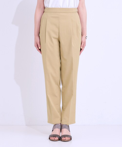 DRESKIP(ドレスキップ)の「◆【S-LL/ひんやり】ストレッチで穿きやすい テーパードパンツ(その他パンツ・レディース・ブラック/サックスブルー/チャコールグレー/ベージュ・01/02/03/04)」の21枚目の写真