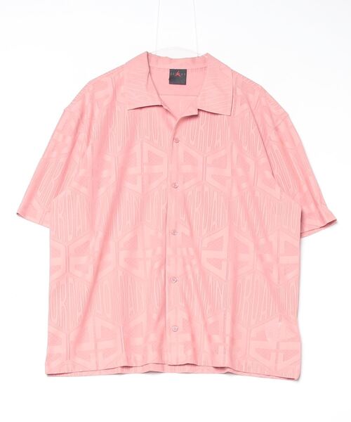 NIKE（ナイキ）の「JORDAN BRAND M J FLT SS KNIT TOP HF9363（シャツ/ブラウス・メンズ・ブラック/ホワイト/ピンク・M/L）」の2枚目の写真