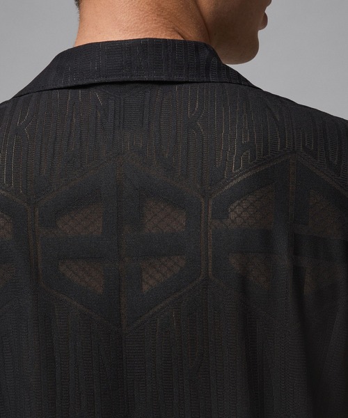 NIKE（ナイキ）の「JORDAN BRAND M J FLT SS KNIT TOP HF9363（シャツ/ブラウス・メンズ・ブラック/ホワイト/ピンク・M/L）」の12枚目の写真