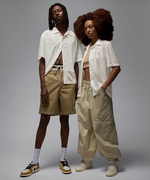 NIKE（ナイキ）の「JORDAN BRAND M J FLT SS KNIT TOP HF9363（シャツ/ブラウス・メンズ・ブラック/ホワイト/ピンク・M/L）」の6枚目の写真