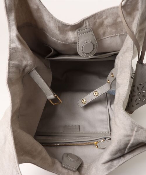 genten(ゲンテン)の「【WEB限定再入荷】リノ トートバッグ大(トートバッグ・レディース・ブラウン/ネイビー/グレー/ブラック・FREE)」の7枚目の写真