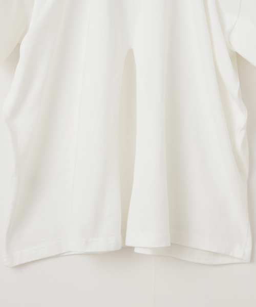 s/e/o(エスイーオー)の「【Geek Office / ギークオフィス】s/e/o / エスイーオー FOLDED WASHING T-SHIRT(Tシャツ/カットソー・レディース・アイボリー・FREE)」の8枚目の写真