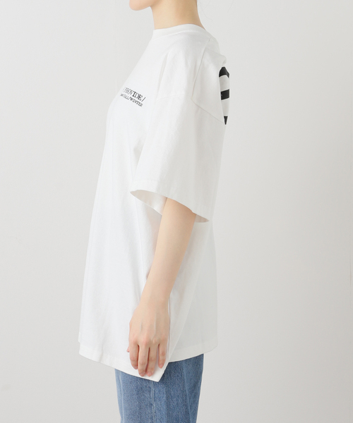 s/e/o(エスイーオー)の「【Geek Office / ギークオフィス】s/e/o / エスイーオー FOLDED WASHING T-SHIRT(Tシャツ/カットソー・レディース・アイボリー・FREE)」の13枚目の写真