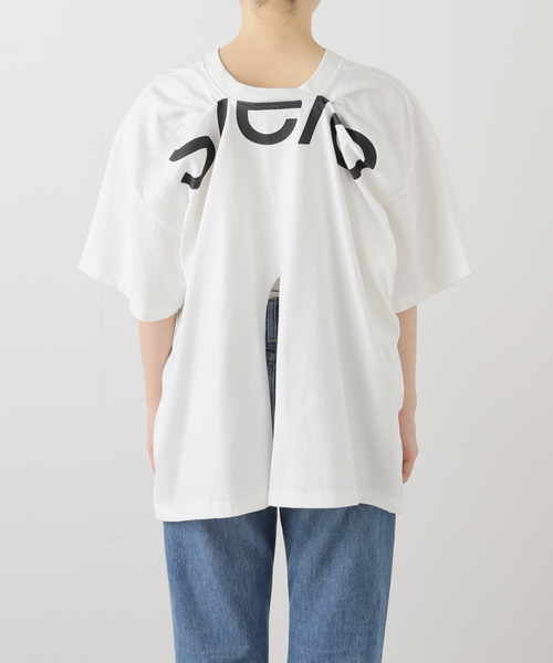 s/e/o(エスイーオー)の「【Geek Office / ギークオフィス】s/e/o / エスイーオー FOLDED WASHING T-SHIRT(Tシャツ/カットソー・レディース・アイボリー・FREE)」の14枚目の写真