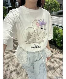 merry jenny | Lilo & Stitch 「ジジとマートルの仲間たち」Tシャツ(Tシャツ/カットソー)