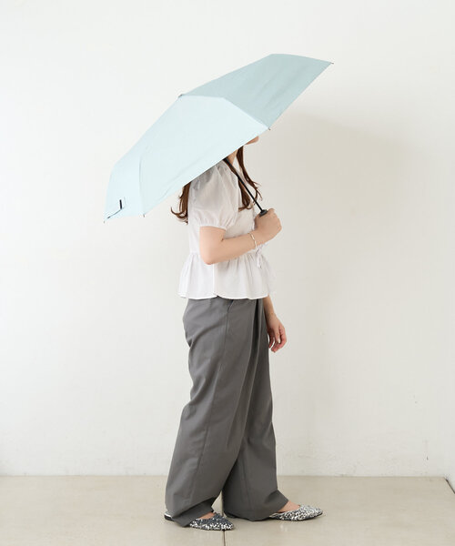 BIRTHDAY BAR(バースデイバー)の「【 innovator (イノベーター)】晴雨兼用 自動開閉傘 55cm(折りたたみ傘・レディース・オレンジ/ブルー系その他/ホワイト・0)」の12枚目の写真