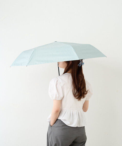 BIRTHDAY BAR(バースデイバー)の「【 innovator (イノベーター)】晴雨兼用 自動開閉傘 55cm(折りたたみ傘・レディース・オレンジ/ブルー系その他/ホワイト・0)」の20枚目の写真