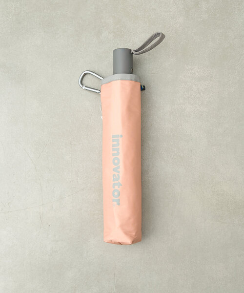 BIRTHDAY BAR(バースデイバー)の「【 innovator (イノベーター)】晴雨兼用 自動開閉傘 55cm(折りたたみ傘・レディース・オレンジ/ブルー系その他/ホワイト・0)」の9枚目の写真