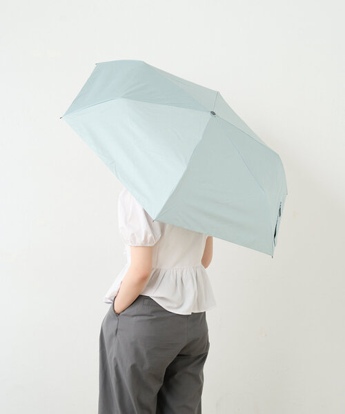 BIRTHDAY BAR(バースデイバー)の「【 innovator (イノベーター)】晴雨兼用 自動開閉傘 55cm(折りたたみ傘・レディース・オレンジ/ブルー系その他/ホワイト・0)」の4枚目の写真