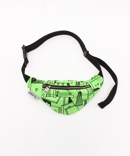 FABRICK(ファブリック)の「FABRICK【STEFAN MARX】 MINI WAIST BAG(ボディバッグ/ウエストポーチ・メンズ・ホワイト/グリーン・FREE)」の1枚目の写真