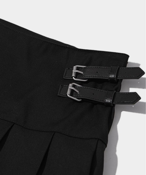 PLACE STUDIO（プレイススタジオ）の「PLACE STUDIO／ミディスカートレイヤードパンツ（その他パンツ・レディース・チャコール/ブラック・FREE）」の13枚目の写真