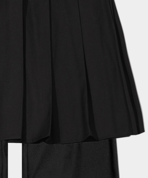 PLACE STUDIO（プレイススタジオ）の「PLACE STUDIO／ミディスカートレイヤードパンツ（その他パンツ・レディース・チャコール/ブラック・FREE）」の14枚目の写真