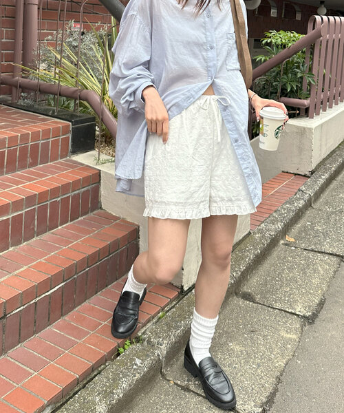 ディスコート フリルレースショートパンツ umm.】フリルレースショートパンツ（その他パンツ）｜DISCOAT