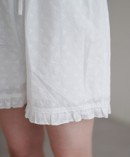 ディスコート フリルレースショートパンツ umm.】フリルレースショートパンツ（その他パンツ）｜DISCOAT