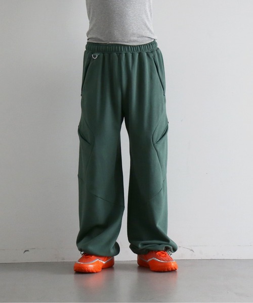 KAIKO(カイコー)の「KAIKO Cloud save(スウェットパンツ・メンズ・トップグレー/ブラック/グリーン・1/2)」の3枚目の写真