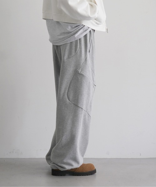 KAIKO（カイコー）の「KAIKO Cloud save（スウェットパンツ・メンズ・トップグレー/ブラック・1/2）」の12枚目の写真
