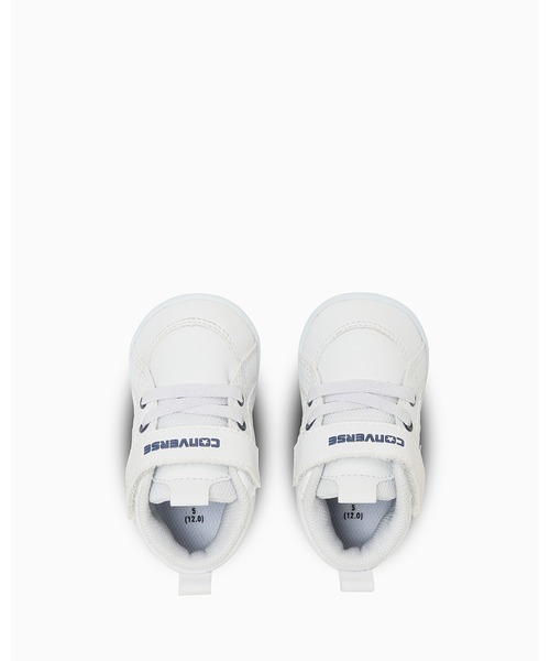 CONVERSE(コンバース)の「MINI INCHSTAR / ミニ インチスター(スニーカー・キッズ・ホワイト×ネイビー・15.0cm/14.5cm/14.0cm/13.5cm/13.0cm/12.5cm/12.0cm/11.5cm)」の4枚目の写真