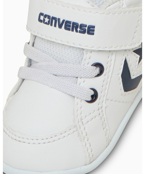 CONVERSE(コンバース)の「MINI INCHSTAR / ミニ インチスター(スニーカー・キッズ・ホワイト×ネイビー・15.0cm/14.5cm/14.0cm/13.5cm/13.0cm/12.5cm/12.0cm/11.5cm)」の7枚目の写真