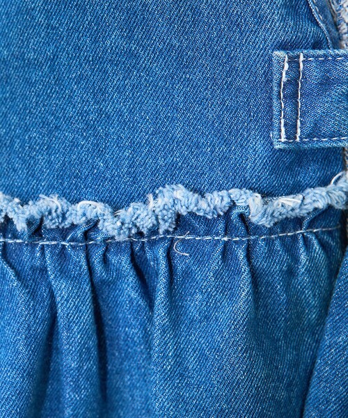 FREAK'S STORE(フリークスストア)の「デニム ペプラムギャザーベスト(ベスト・レディース・ネイビー/ブルー/ベージュ/オフホワイト・フリ-)」の21枚目の写真