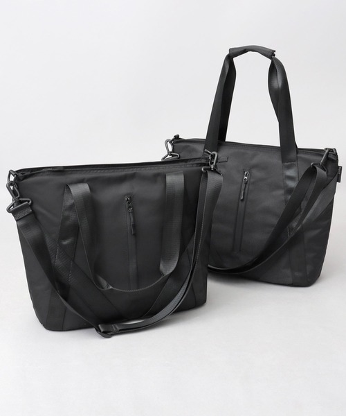 NoiR/ノアール(ノアール)の「撥水加工 多収納ポケット ショルダーベルト付き ビジネストートバッグ A4・B4・PC収納対応モデル Anchor tote N25001(トートバッグ・メンズ・ブラック/ブラック系その他・FREE)」の22枚目の写真