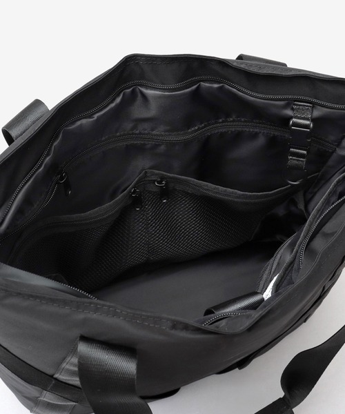 NoiR/ノアール(ノアール)の「撥水加工 多収納ポケット ショルダーベルト付き ビジネストートバッグ A4・B4・PC収納対応モデル Anchor tote N25001(トートバッグ・メンズ・ブラック/ブラック系その他・FREE)」の4枚目の写真