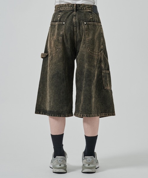 セール】別注 DOUBLE KNEE DENIM SHORTS（デニムパンツ）｜Jieda