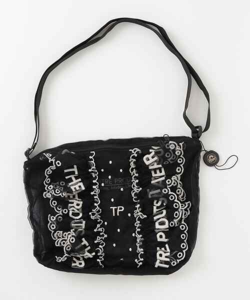 THEATRE PRODUCTS（シアタープロダクツ）の「オーガンジーフリルショルダーバッグ（ショルダーバッグ・レディース・ホワイト/ブラック・FREE）」の12枚目の写真