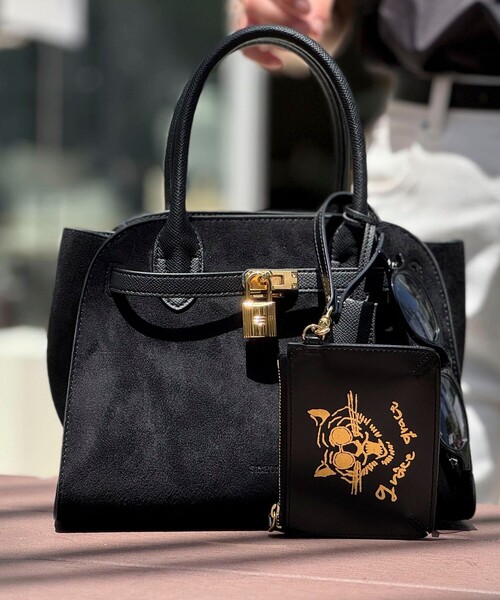 SINBONO/シンボノ】 スエードコンビトートバッグ（トートバッグ