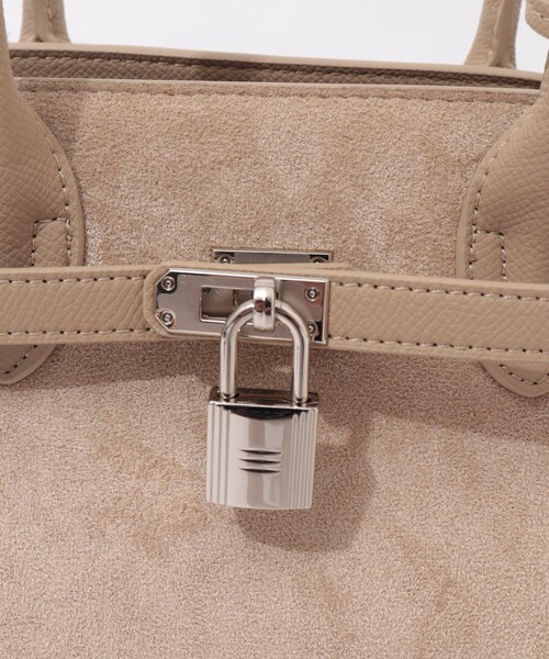 NOLLEY’S（ノーリーズ）の「【SINBONO/シンボノ】 スエードコンビトートバッグ（トートバッグ・レディース・ブラウン/キャメル/ブラック/ベージュ/オリーブ・FREE）」の22枚目の写真