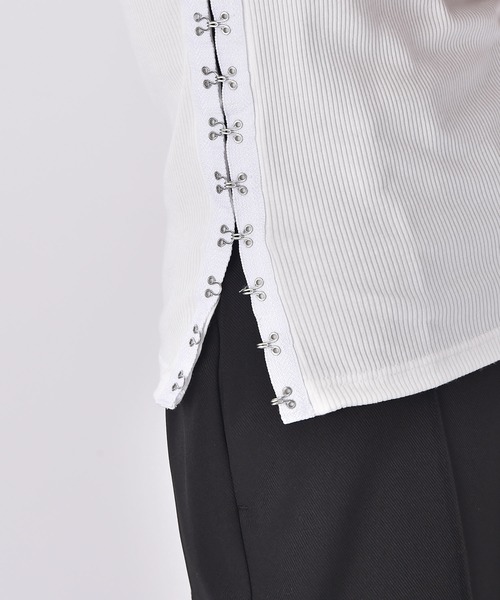 AKTE(アクテ)の「サイドホックタンクトップ(タンクトップ・レディース・ホワイト/ブラック・FREE)」の12枚目の写真