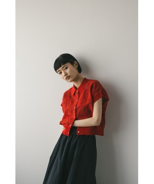 STYLEMIXER | エンブロイダリーニットトップ (ニット ) |SHEL