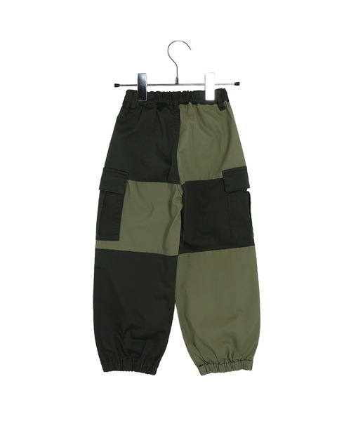 MAKE YOUR DAY（メイクユアデイ）の「異素材切替カーゴパンツ■80～140cm（カーゴパンツ・キッズ・ブラック/カーキ・130/80/90/100/110/120/140）」の7枚目の写真