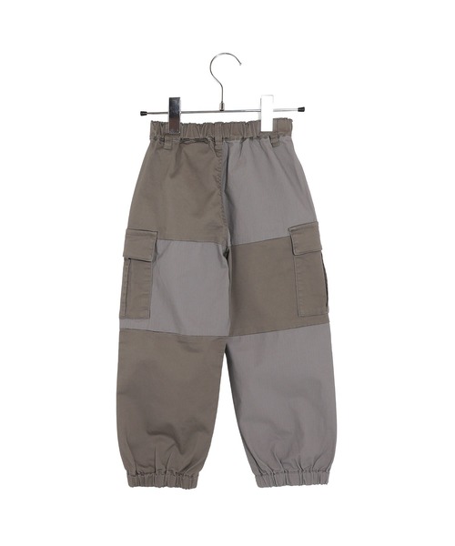 MAKE YOUR DAY（メイクユアデイ）の「異素材切替カーゴパンツ■80～140cm（カーゴパンツ・キッズ・ブラック/カーキ・130/80/90/100/110/120/140）」の5枚目の写真