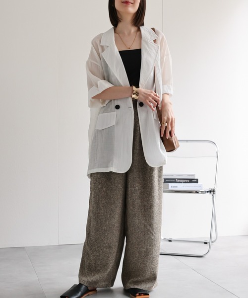 model：162cm 着用サイズ：F