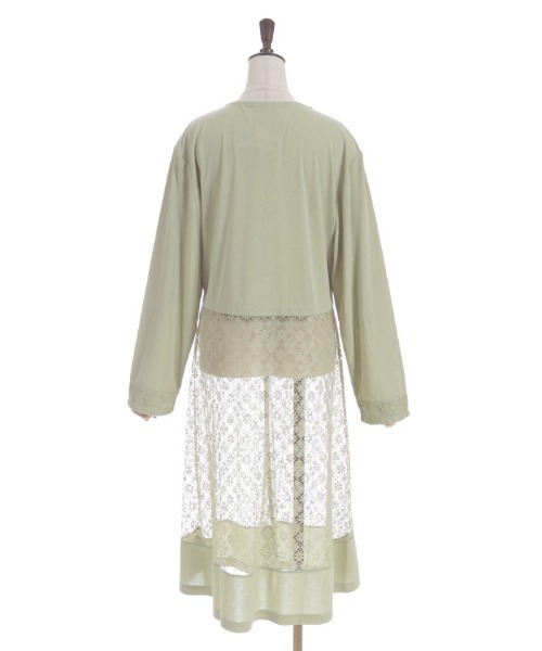 axes femme（アクシーズファム）の「ＵＶカットレース切替カーデ（カーディガン/ボレロ・レディース・ブラック/ホワイト/グリーン・FREE）」の20枚目の写真