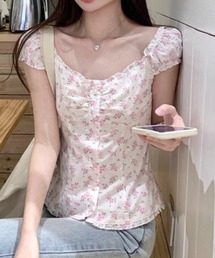 マチャット　machatt シャーリングトップス　ピンク シャーリングトップス（ピンク） | MACHATT ONLINE STORE