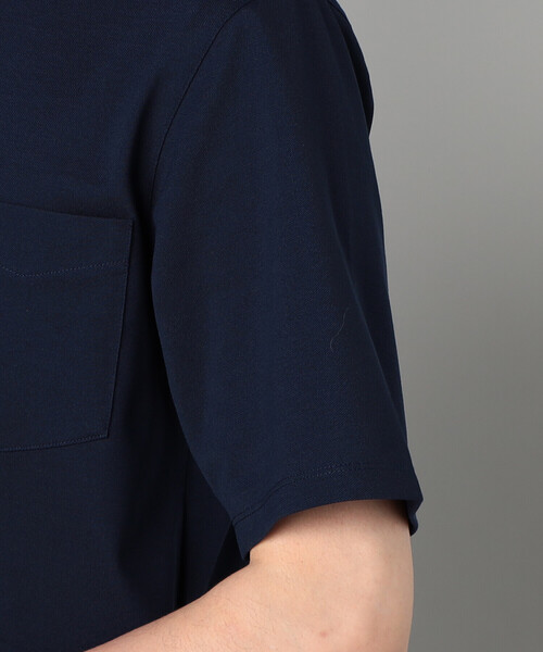 COMME CA MEN(コムサメン)の「AEGEAN ORGANICシルケットカノコ カッタウェイポロシャツ(ポロシャツ・メンズ・グレー/ネイビー・L/M)」の14枚目の写真