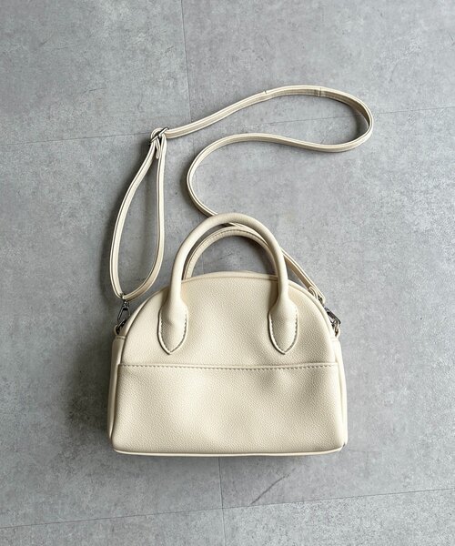 CPCM(シーピーシーエム)の「フロントポケットボストンバッグ(ボストンバッグ・レディース・アイボリー/ブラック/ブラウン/キャメル・FREE)」の20枚目の写真