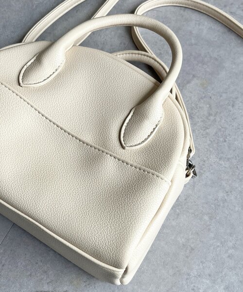 CPCM(シーピーシーエム)の「フロントポケットボストンバッグ(ボストンバッグ・レディース・アイボリー/ブラック/ブラウン/キャメル・FREE)」の19枚目の写真