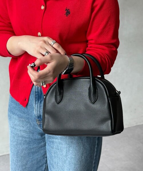 CPCM(シーピーシーエム)の「フロントポケットボストンバッグ(ボストンバッグ・レディース・アイボリー/ブラック/ブラウン/キャメル・FREE)」の18枚目の写真