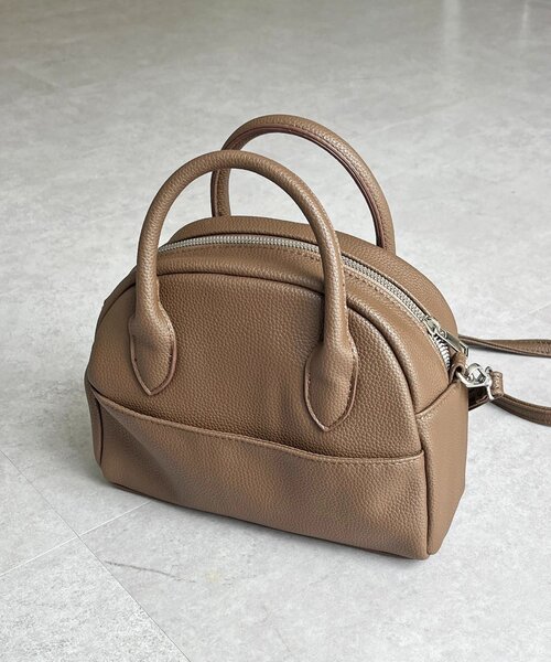 CPCM(シーピーシーエム)の「フロントポケットボストンバッグ(ボストンバッグ・レディース・アイボリー/ブラック/ブラウン/キャメル・FREE)」の15枚目の写真