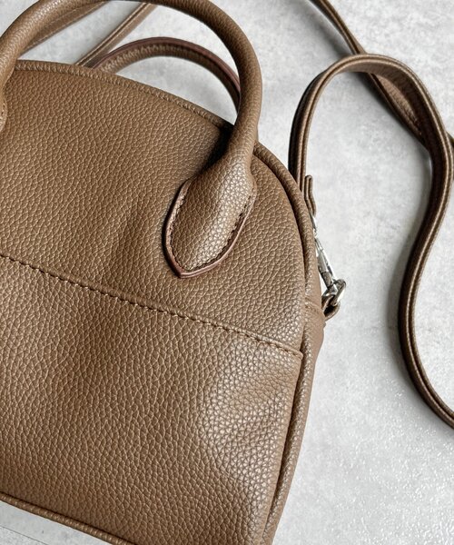 CPCM(シーピーシーエム)の「フロントポケットボストンバッグ(ボストンバッグ・レディース・アイボリー/ブラック/ブラウン/キャメル・FREE)」の13枚目の写真