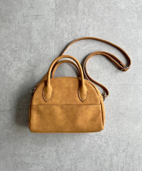 CPCM(シーピーシーエム)の「フロントポケットボストンバッグ(ボストンバッグ・レディース・アイボリー/ブラック/ブラウン/キャメル・FREE)」の11枚目の写真