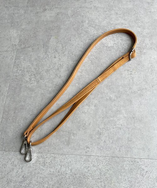 CPCM(シーピーシーエム)の「フロントポケットボストンバッグ(ボストンバッグ・レディース・アイボリー/ブラック/ブラウン/キャメル・FREE)」の5枚目の写真