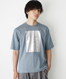 MinoriTY | 【MinoriTY】ソフトタッチ×厚手仕立て ボックス箔プリントTシャツ メンズ 夏服(Tシャツ/カットソー)